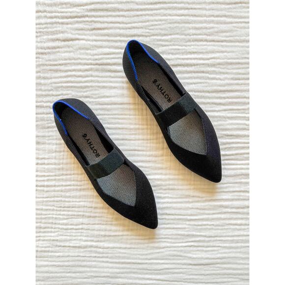 Rothy’s Black Mary Jane The Point Flats - Picture 2 of 7